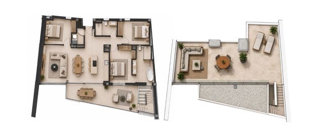 2 bedroom Apartment for sale in Peguera / Paguera, Calvià with pool garage - € 900,000 (Ref: 9889306)