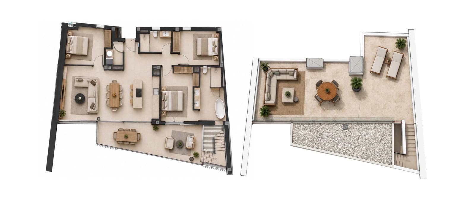 2 soveværelse Lejlighed til salg i Peguera / Paguera med swimmingpool garage - € 900.000 (Ref: 9889306)