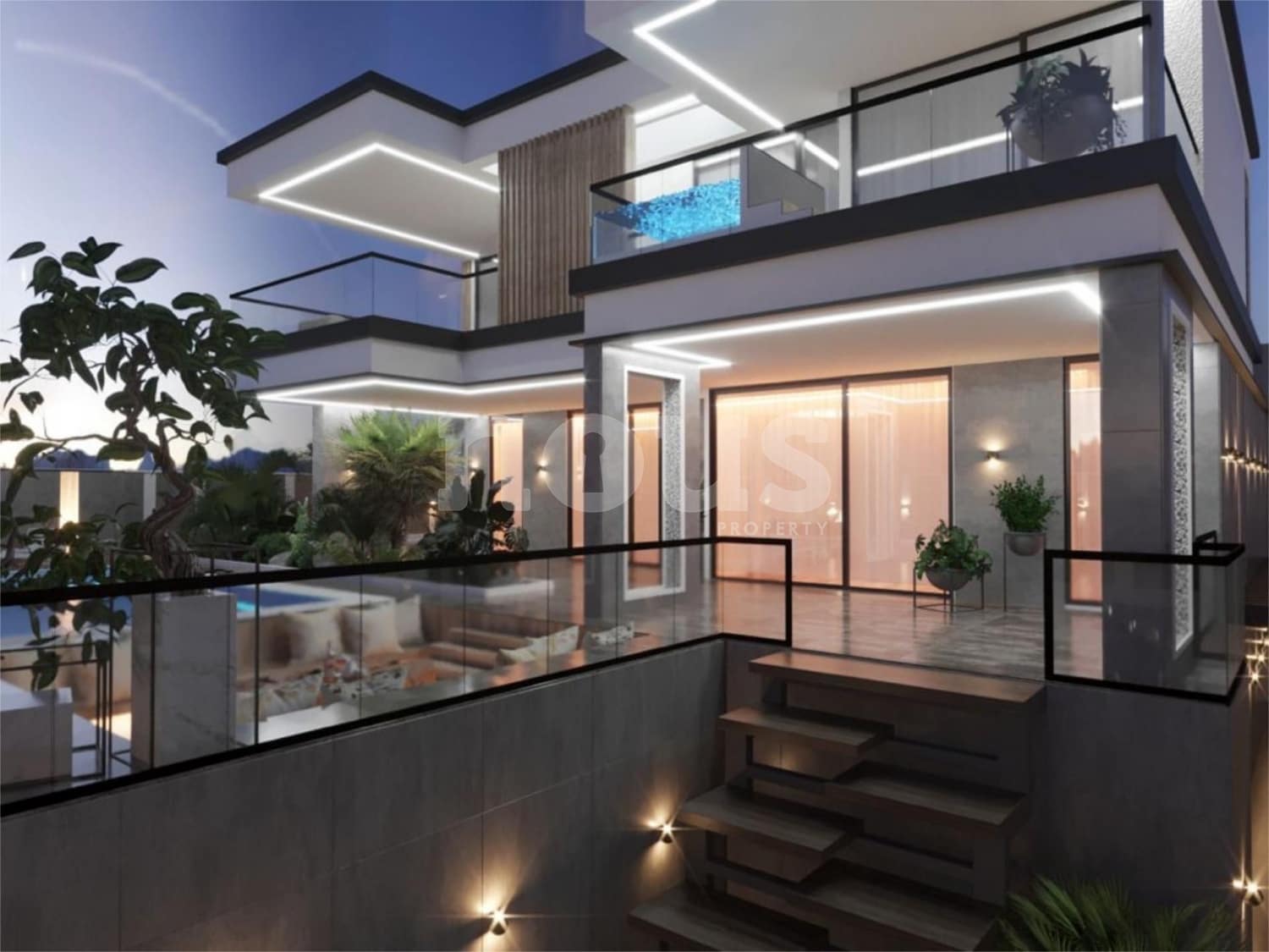 5 soveværelse Villa til salg i Roque del Conde med swimmingpool - € 1.950.000 (Ref: 7743327)