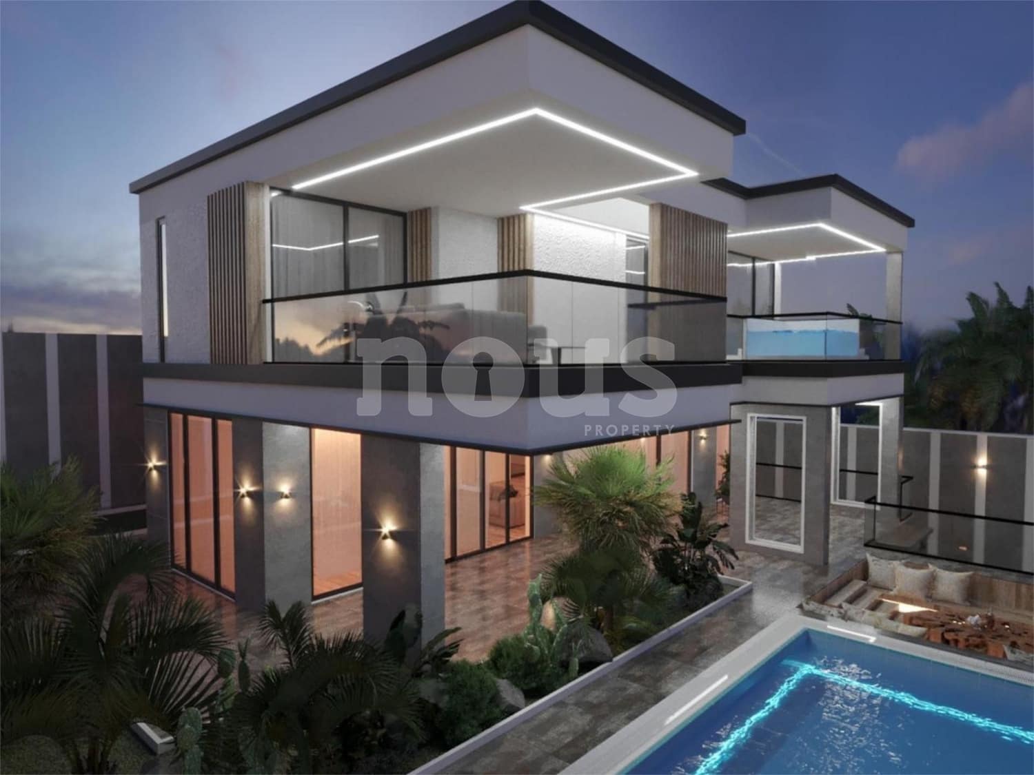 5 soveværelse Villa til salg i Roque del Conde med swimmingpool - € 1.950.000 (Ref: 7743327)