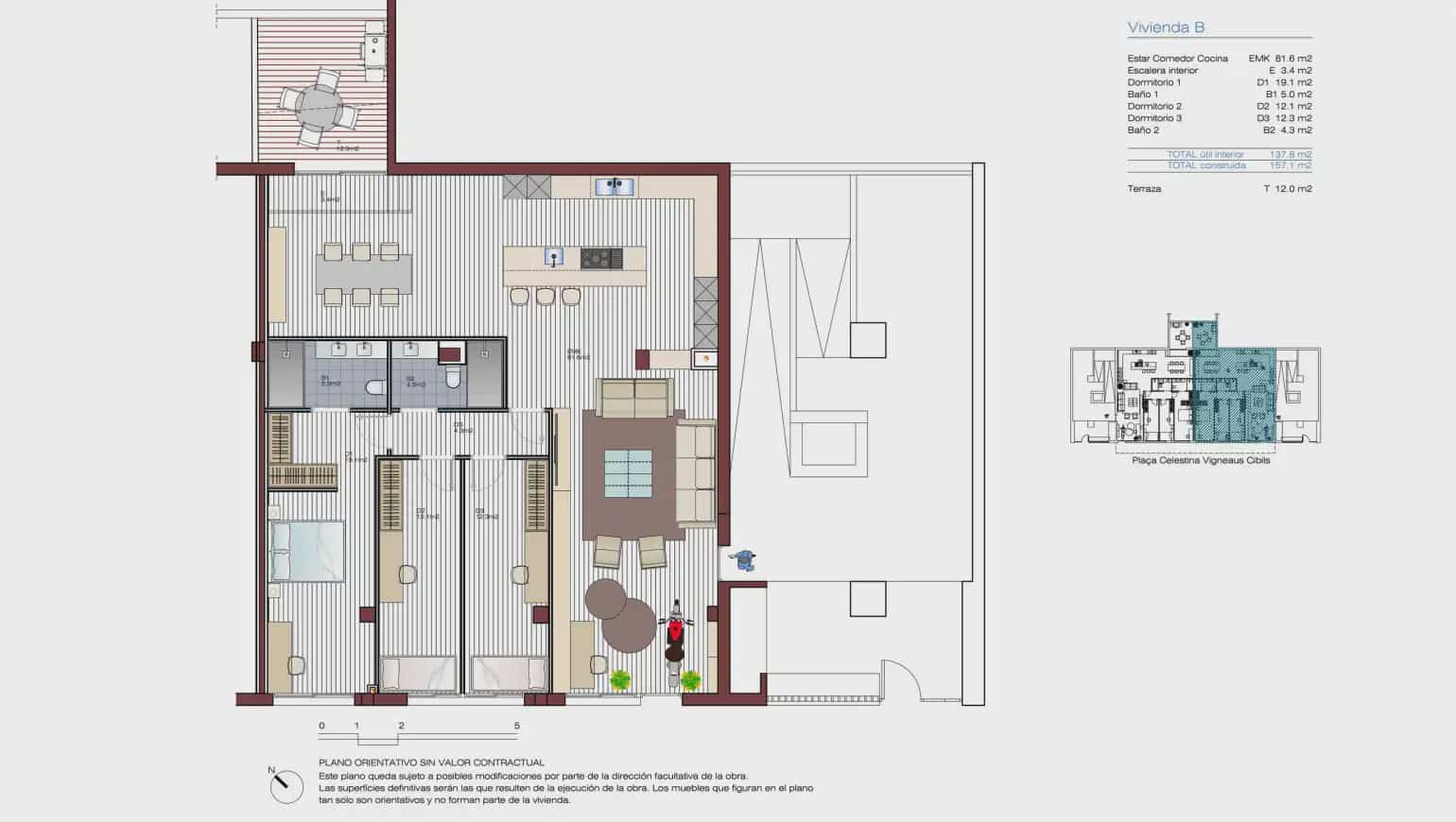 3 bedroom Flat for sale in Girona city - € 395,000 (Ref: 9921141)