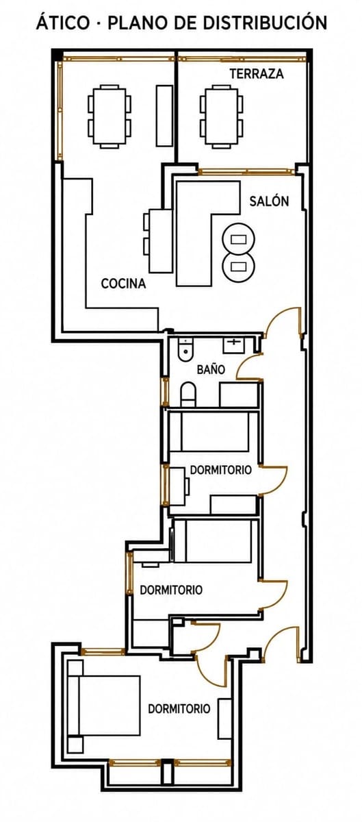 3 camera da letto Attico in vendita in Malaga citta - 745.000 € (Rif: 10102602)