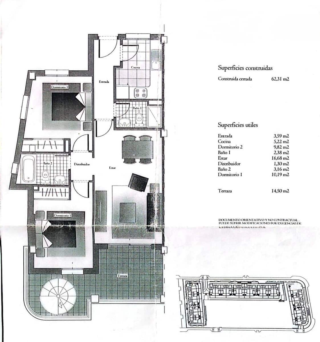 2 soverom Penthouse til salgs i Benalmadena med svømmebasseng garasje - € 310 000 (Ref: 9973279)