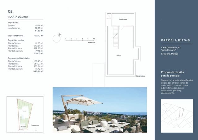 3 camera da letto Villa in vendita in Estepona con piscina garage - 1.590.000 € (Rif: 10067885)
