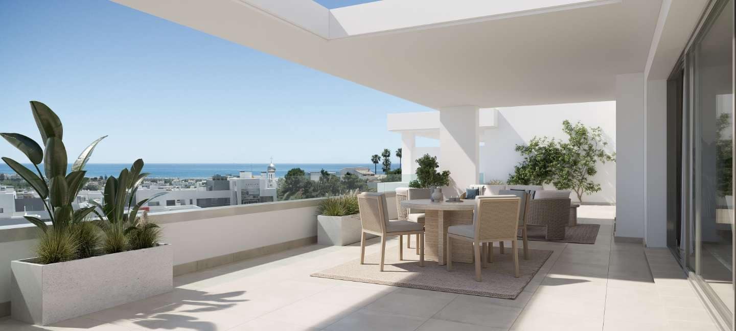 3 sovrum Lägenhet till salu i New Golden Mile med pool garage - 518 000 € (Ref: 6285498)