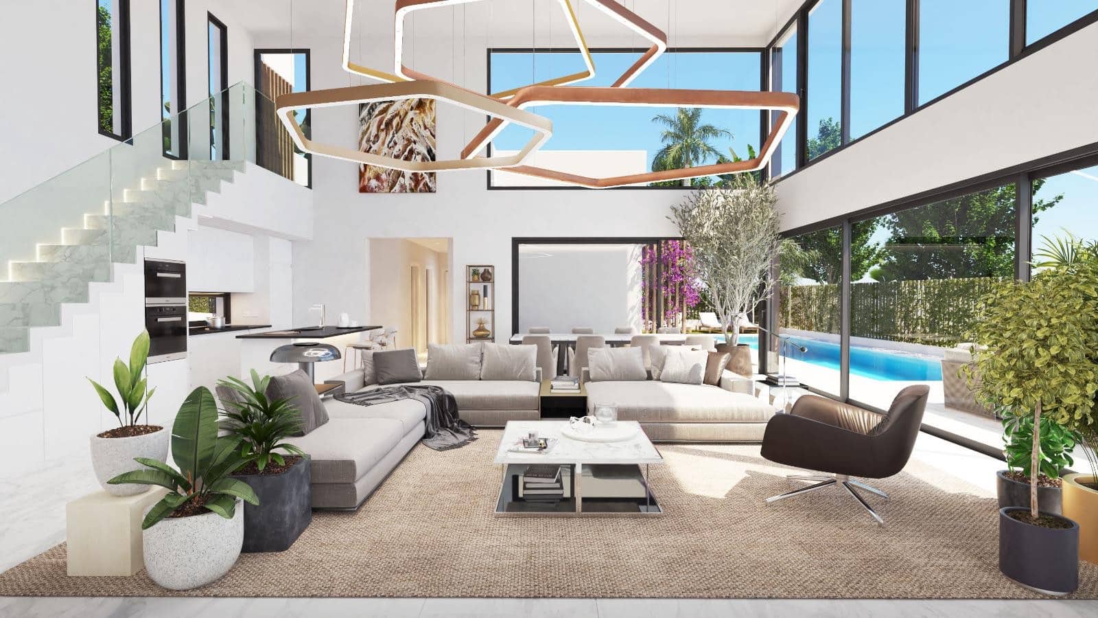 3 sypialnia Willa na sprzedaż w Estepona z basenem garażem - 1 500 000 € (Ref: 6717863)