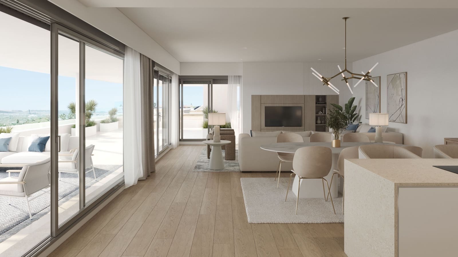 3 Zimmer Apartment zu verkaufen in Estepona mit Pool Garage - 740.000 € (Ref: 7601747)