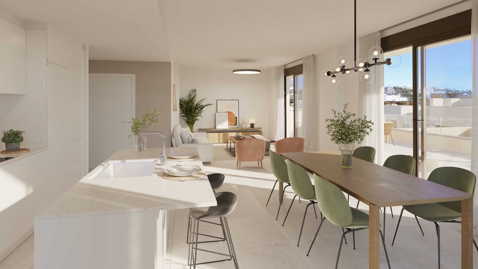 3 sypialnia Apartament na sprzedaż w Estepona z basenem garażem - 739 000 € (Ref: 7626953)