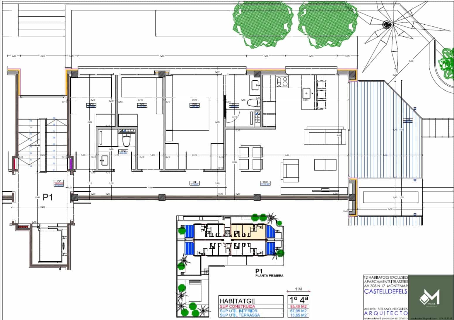 3 camera da letto Appartamento in vendita in Castelldefels con piscina - 690.000 € (Rif: 10109046)