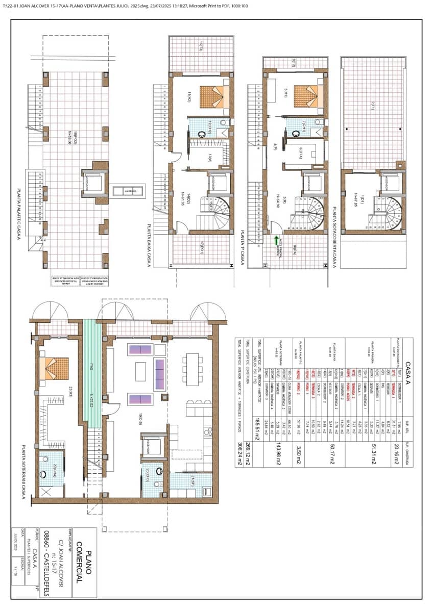 5 makuuhuone Huvila myytävänä paikassa Castelldefels - 1 350 000 € (Ref: 9533823)