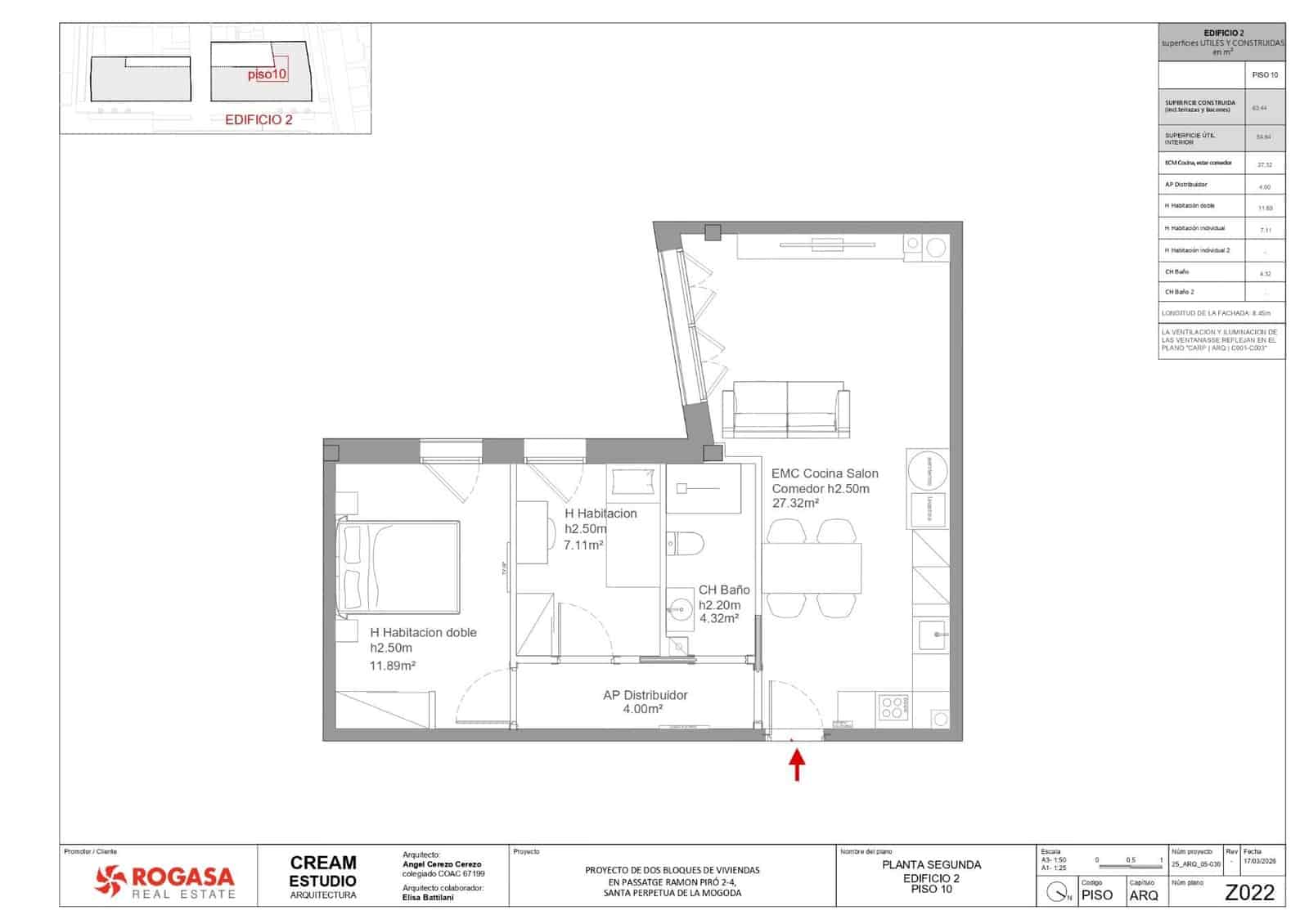 2 soveværelse Lejlighed til salg i Santa Perpetua de Mogoda med garage - € 231.250 (Ref: 9698862)