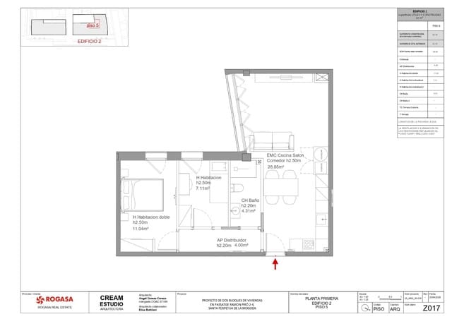 2 Zimmer Wohnung zu verkaufen in Santa Perpètua de Mogoda mit Garage - 237.466 € (Ref: 9698862)