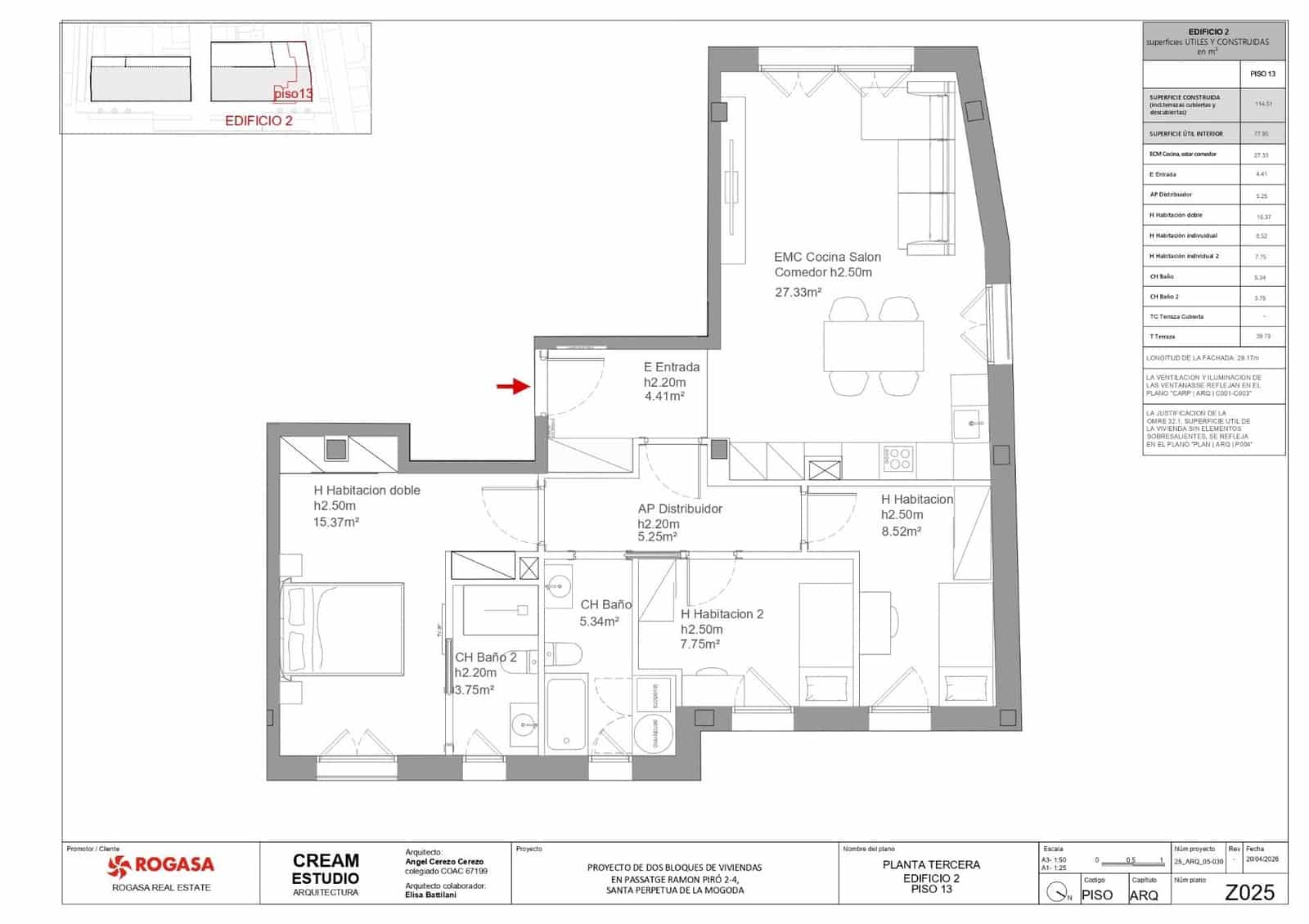 3 sypialnia Mieszkanie na sprzedaż w Santa Perpetua de Mogoda z garażem - 435 601 € (Ref: 9698863)