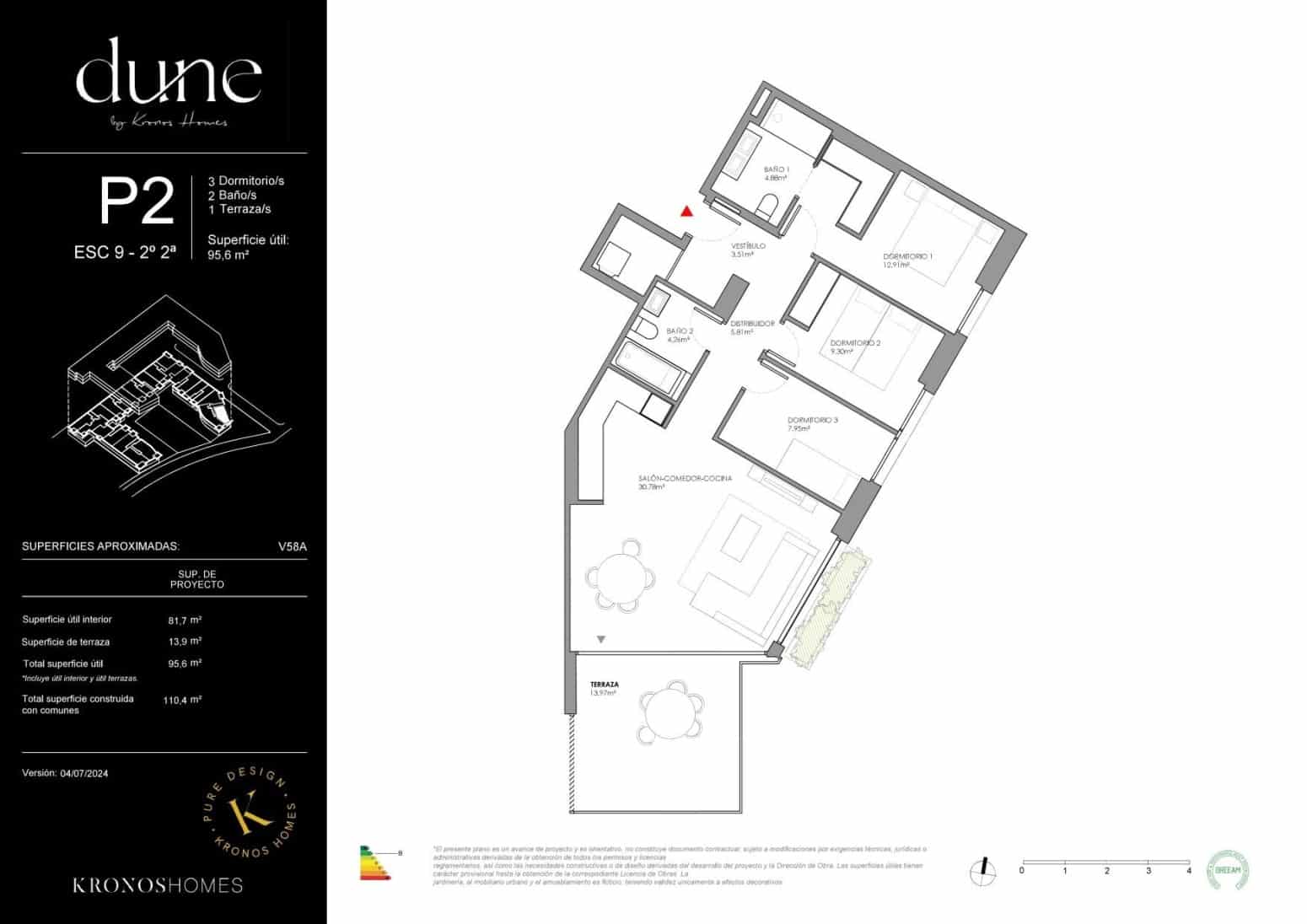 3 makuuhuone Asunto myytävänä paikassa Cubelles - 915 000 € (Ref: 9832234)