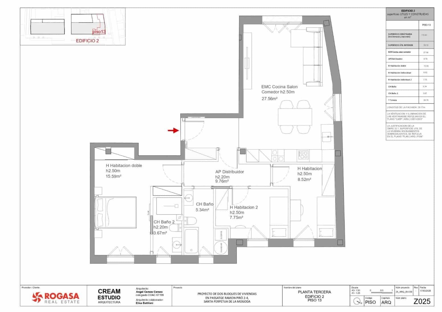 3 bedroom Flat for sale in Santa Perpetua de Mogoda - € 435,601 (Ref: 9832242)