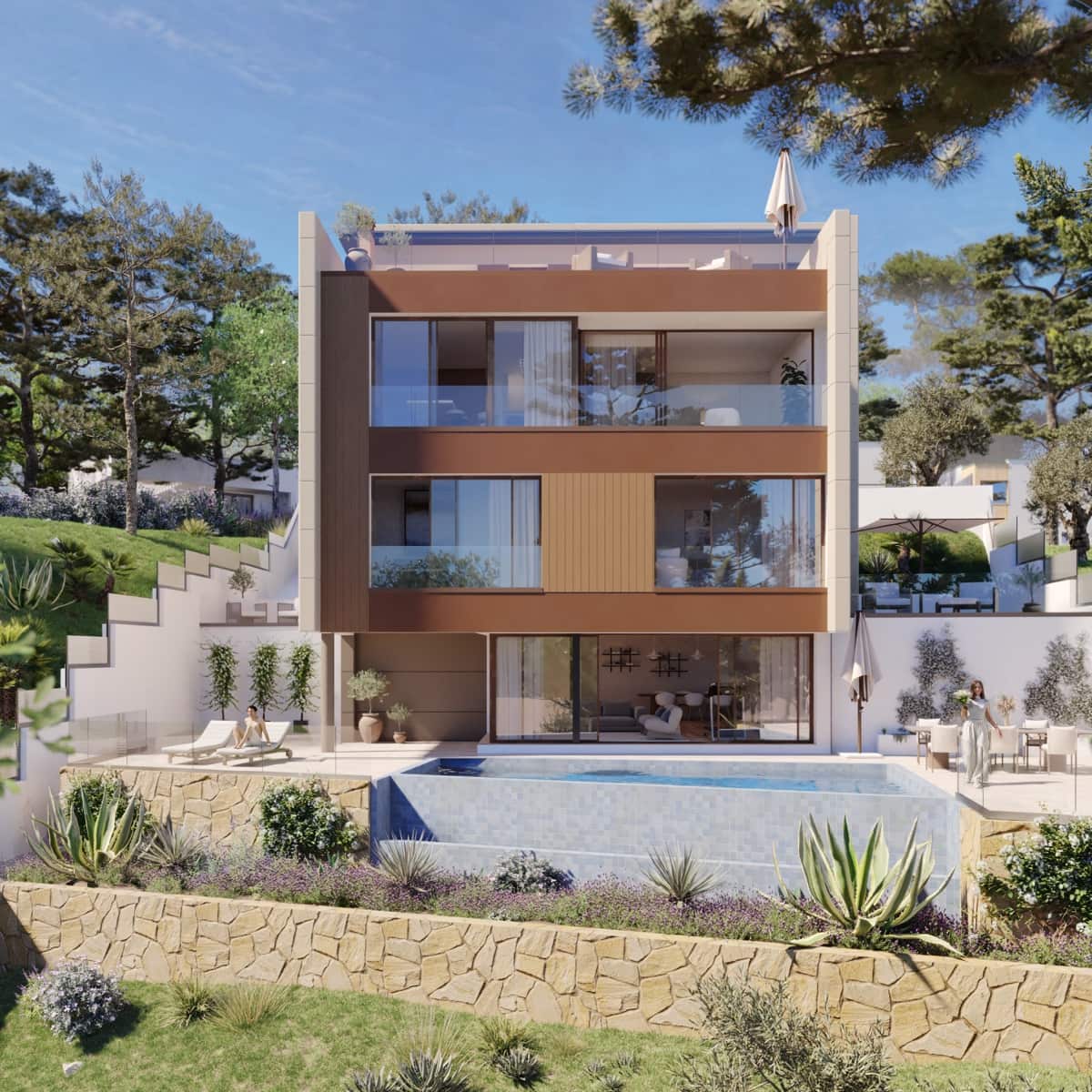 4 chambre Villa/Maison à vendre à Castelldefels avec garage - 2 990 000 € (Ref: 9855157)