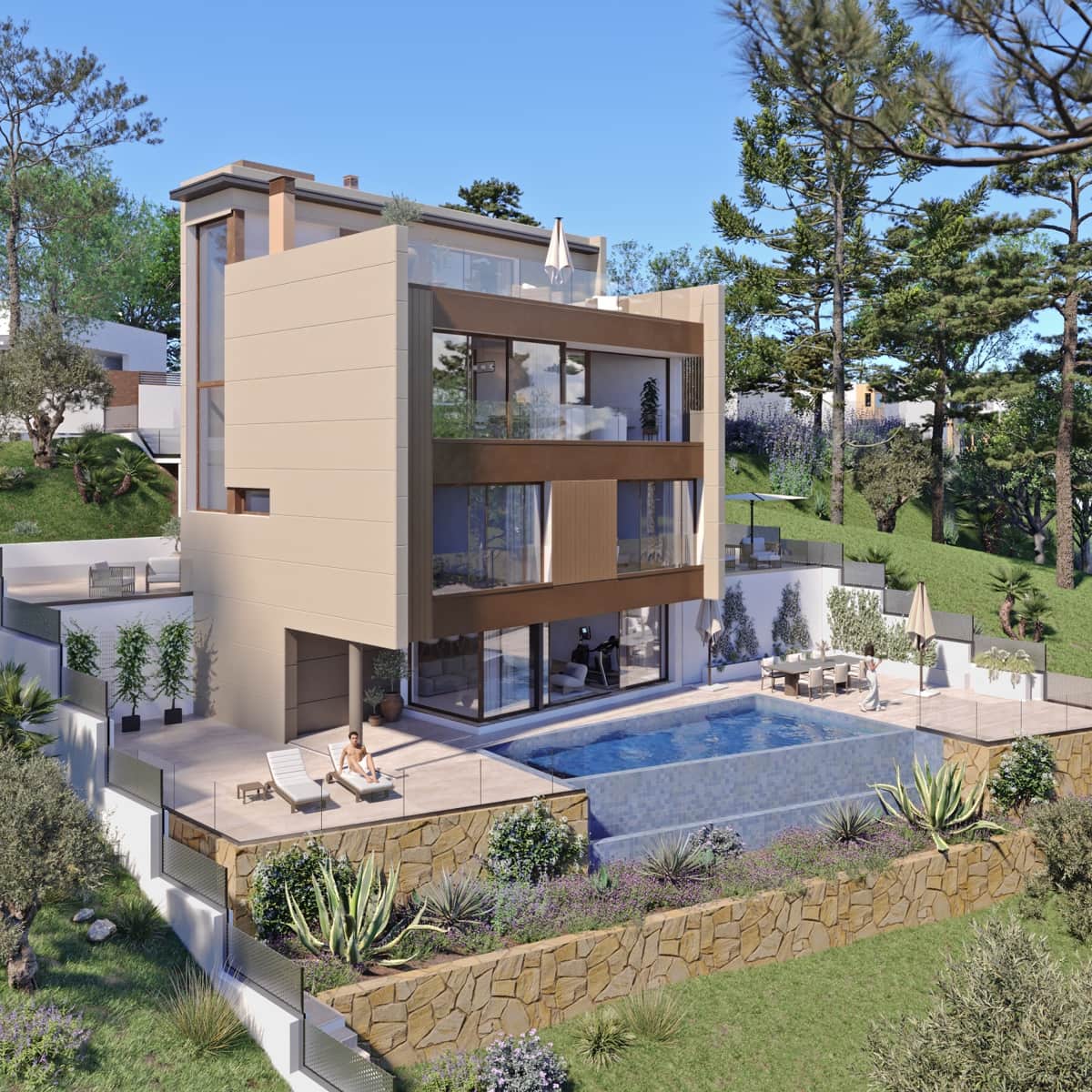 4 chambre Villa/Maison à vendre à Castelldefels avec garage - 2 990 000 € (Ref: 9855157)