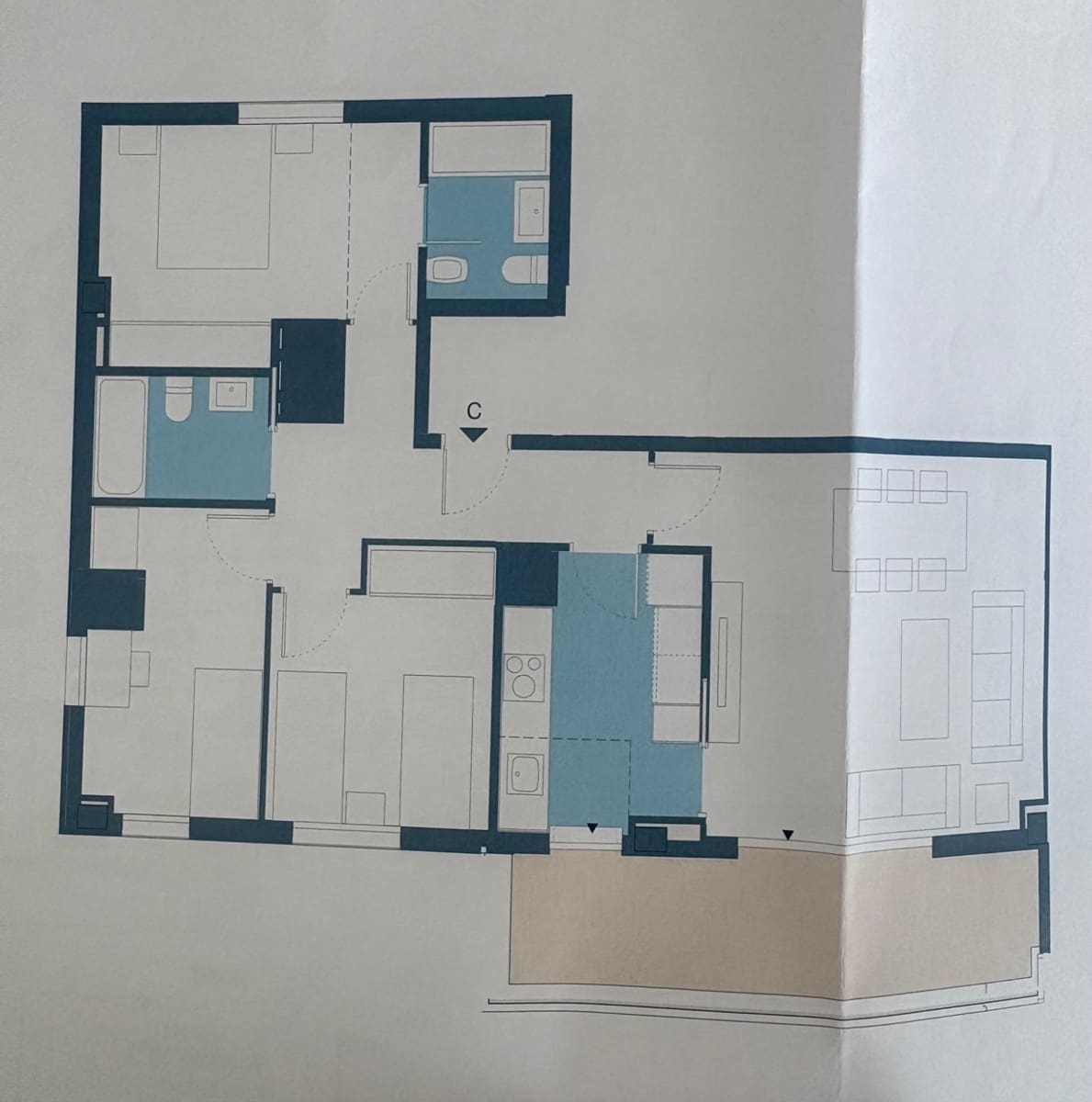 3 slaapkamer Flat te koop in Cornella de Llobregat met zwembad garage - € 590.000 (Ref: 9861660)