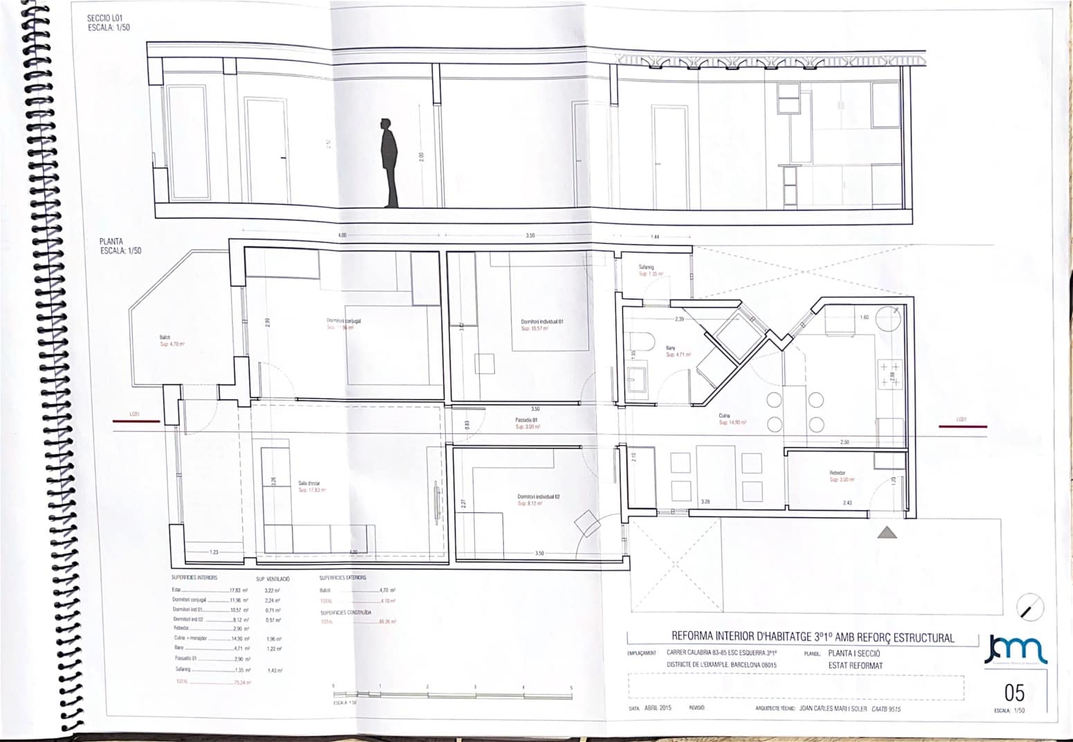 3 bedroom Flat for sale in Barcelona city - € 425,000 (Ref: 9945329)