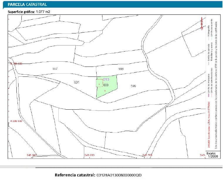 Byggetomt til salgs i Teulada - € 44 900 (Ref: 10170172)