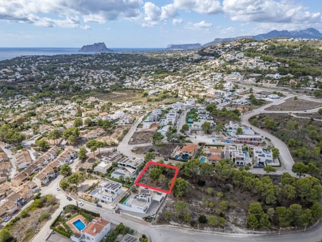 Tomt till salu i Moraira, Teulada-Moraira - 299 500 € (Ref: 5327541)