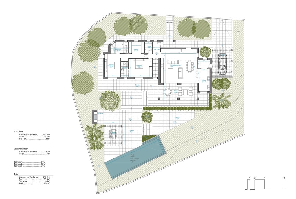 4 bedroom Villa for sale in Cumbre del Sol with pool garage - € 900,000 (Ref: 7247171)