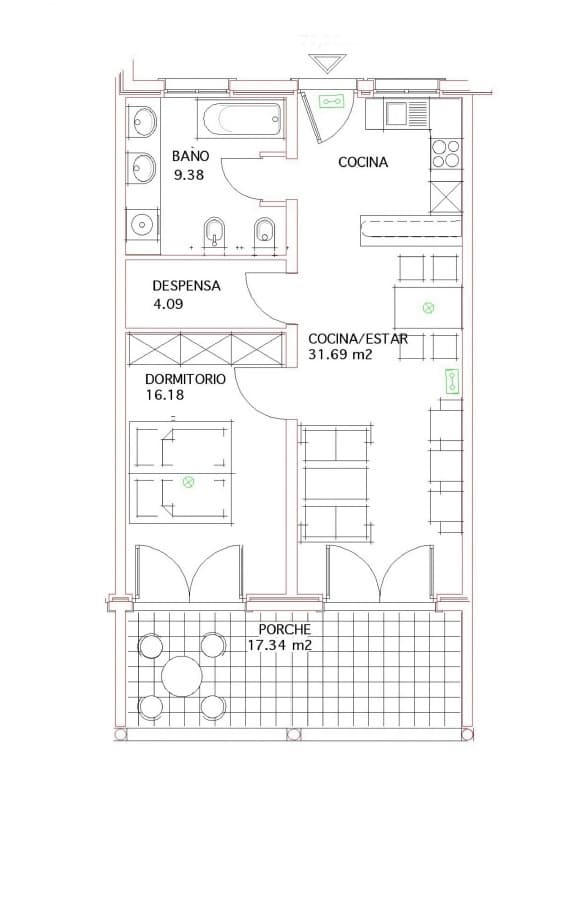 1 soverom Leilighet til salgs i Benissa med svømmebasseng - € 249 500 (Ref: 8153742)