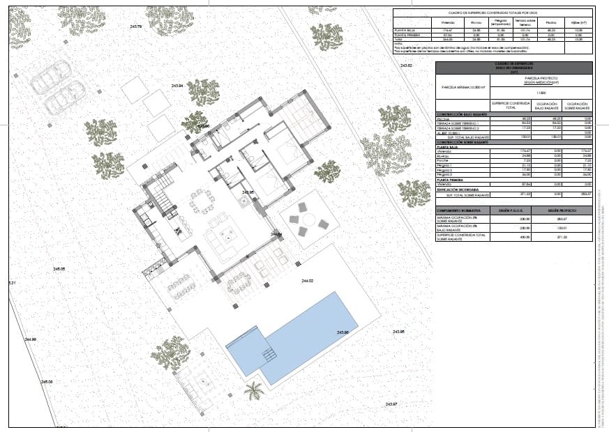 4 soveværelse Finca/Landehus til salg i Teulada-Moraira med swimmingpool garage - € 1.795.000 (Ref: 8707034)