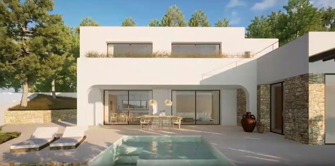 Chalet de 4 habitaciones en Moraira en venta con piscina garaje - 2.264.000 € (Ref: 8742552)