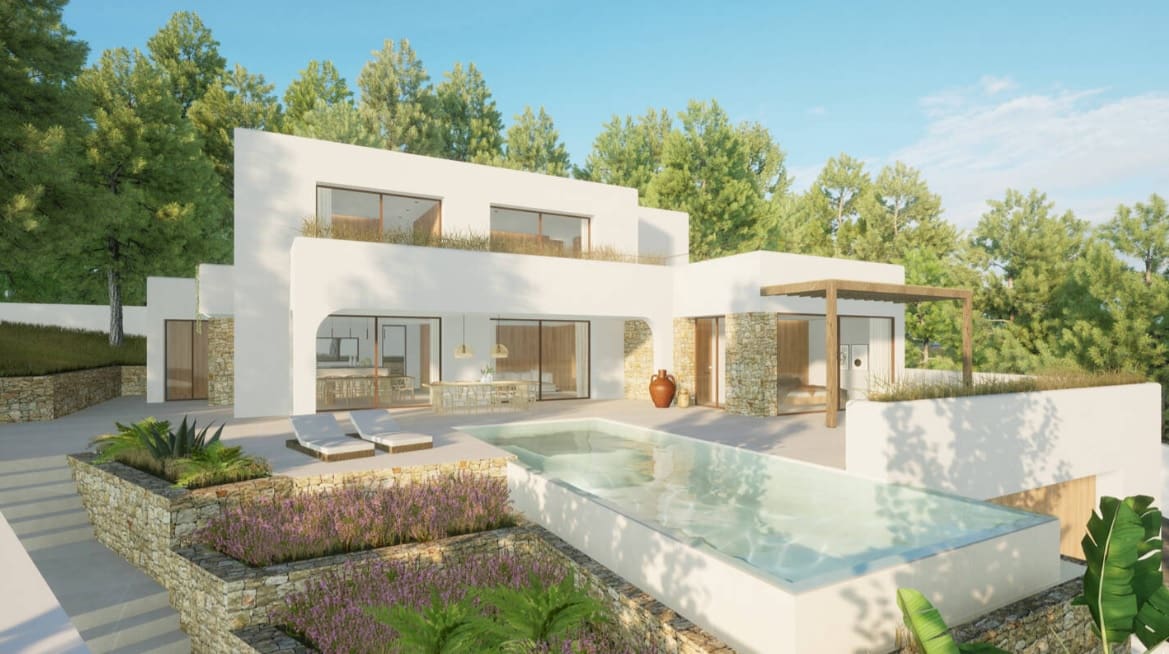 Chalet de 4 habitaciones en Moraira en venta con piscina garaje - 2.264.000 € (Ref: 8742552)