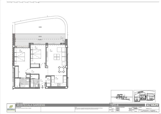 2 bedroom Apartment for sale in Benitachell / Benitatxell with pool - € 378,000 (Ref: 9269059)