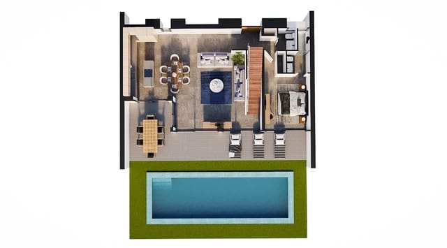 Chalet de 3 habitaciones en Calpe / Calp en venta con piscina garaje - 1.099.000 € (Ref: 9576887)