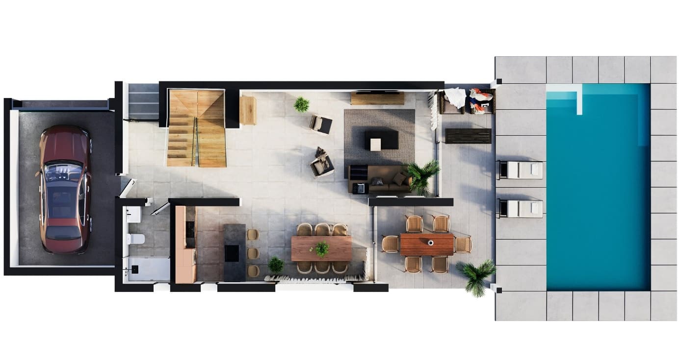 3 Zimmer Villa zu verkaufen in Calpe / Calp mit Pool Garage - 925.000 € (Ref: 9729464)