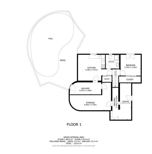 2 Zimmer Villa zu verkaufen in Cumbre del Sol mit Pool Garage - 580.000 € (Ref: 9833180)