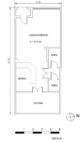 Kommersiell til salgs i Moraira, Teulada-Moraira - € 215 000 (Ref: 9961494)