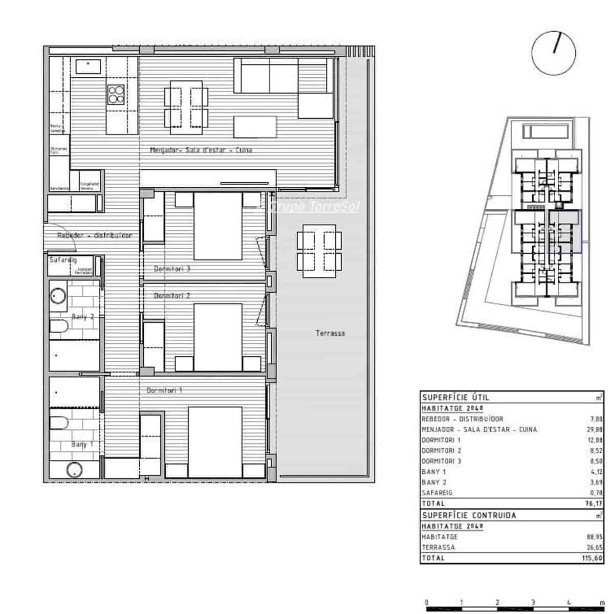 3 quarto Apartamento para venda em Cunit com piscina garagem - 325 420 € (Ref: 10005968)