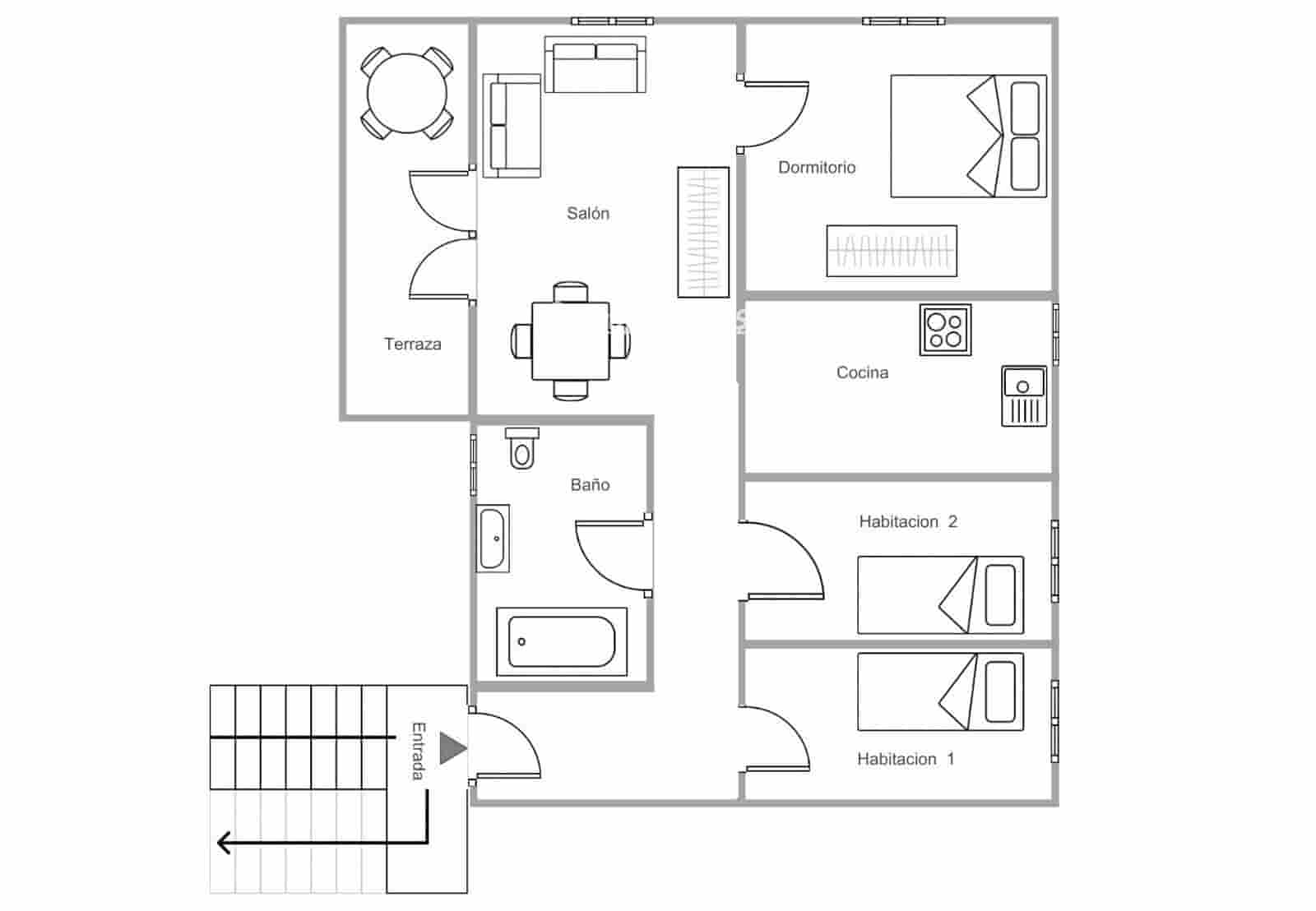 3 bedroom Flat for sale in Segur de Calafell with garage - € 160,000 (Ref: 10021852)