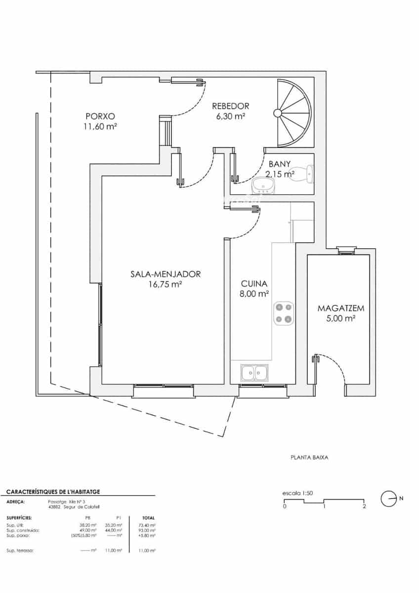 3 camera da letto Villa in vendita in Calafell con garage - 265.000 € (Rif: 10037768)