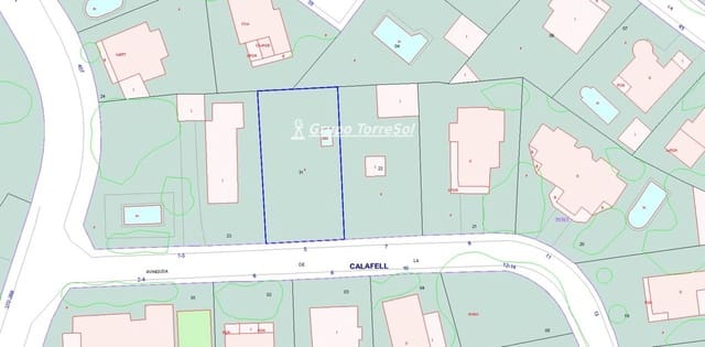 Tontti myytävänä paikassa Segur de Calafell, Calafell - 125 000 € (Ref: 10041838)