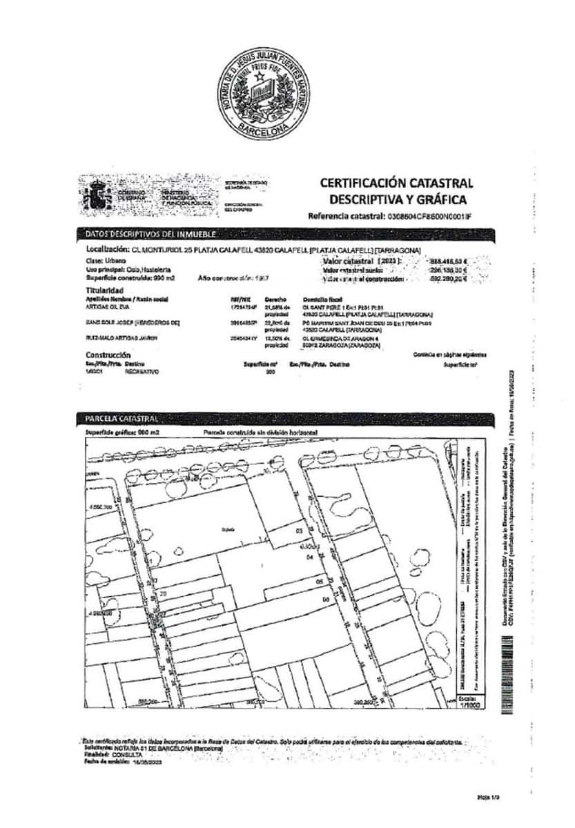 Comercial para venda em Calafell - 1 300 000 € (Ref: 10098417)