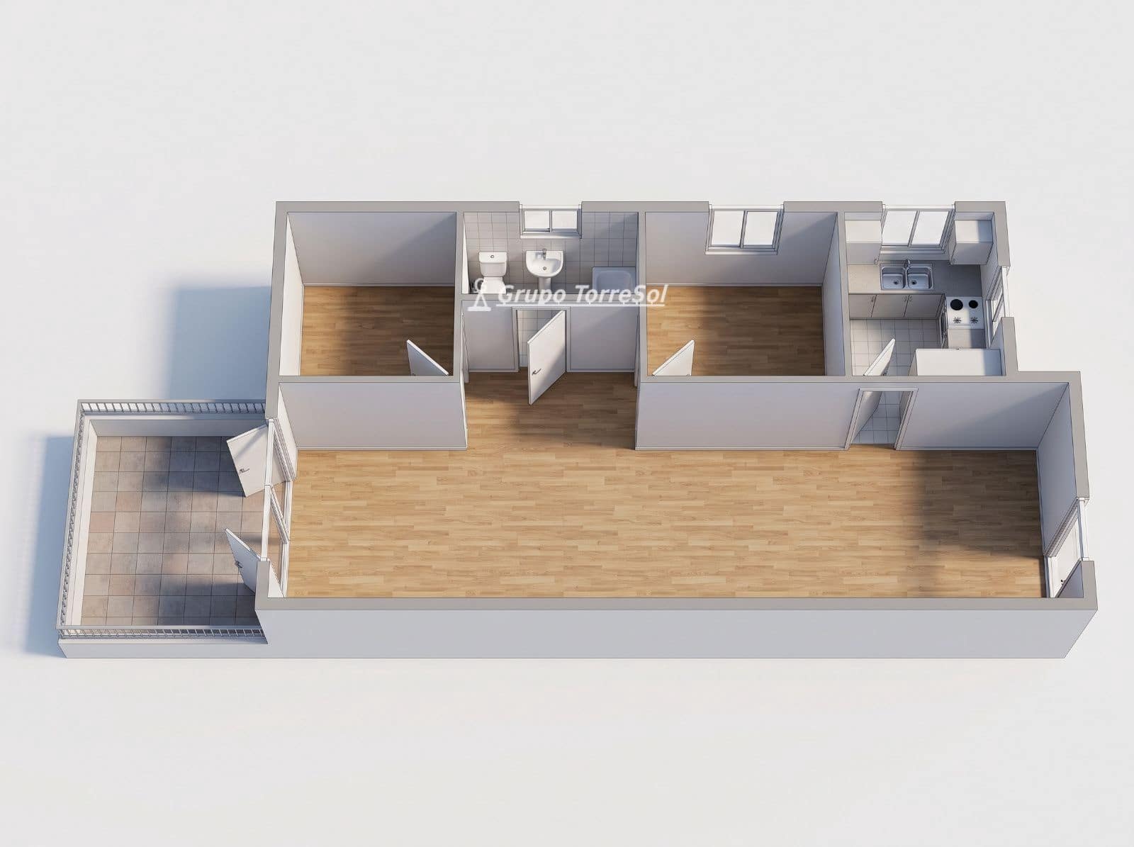 2 soverom Leilighet til salgs i Torredembarra med svømmebasseng garasje - € 230 000 (Ref: 10147931)