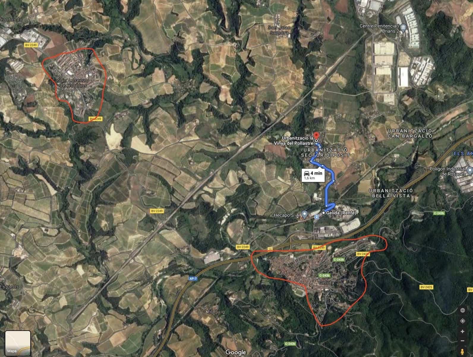 Byggetomt til salgs i Sant Llorenc d'Hortons - € 70 000 (Ref: 9147901)