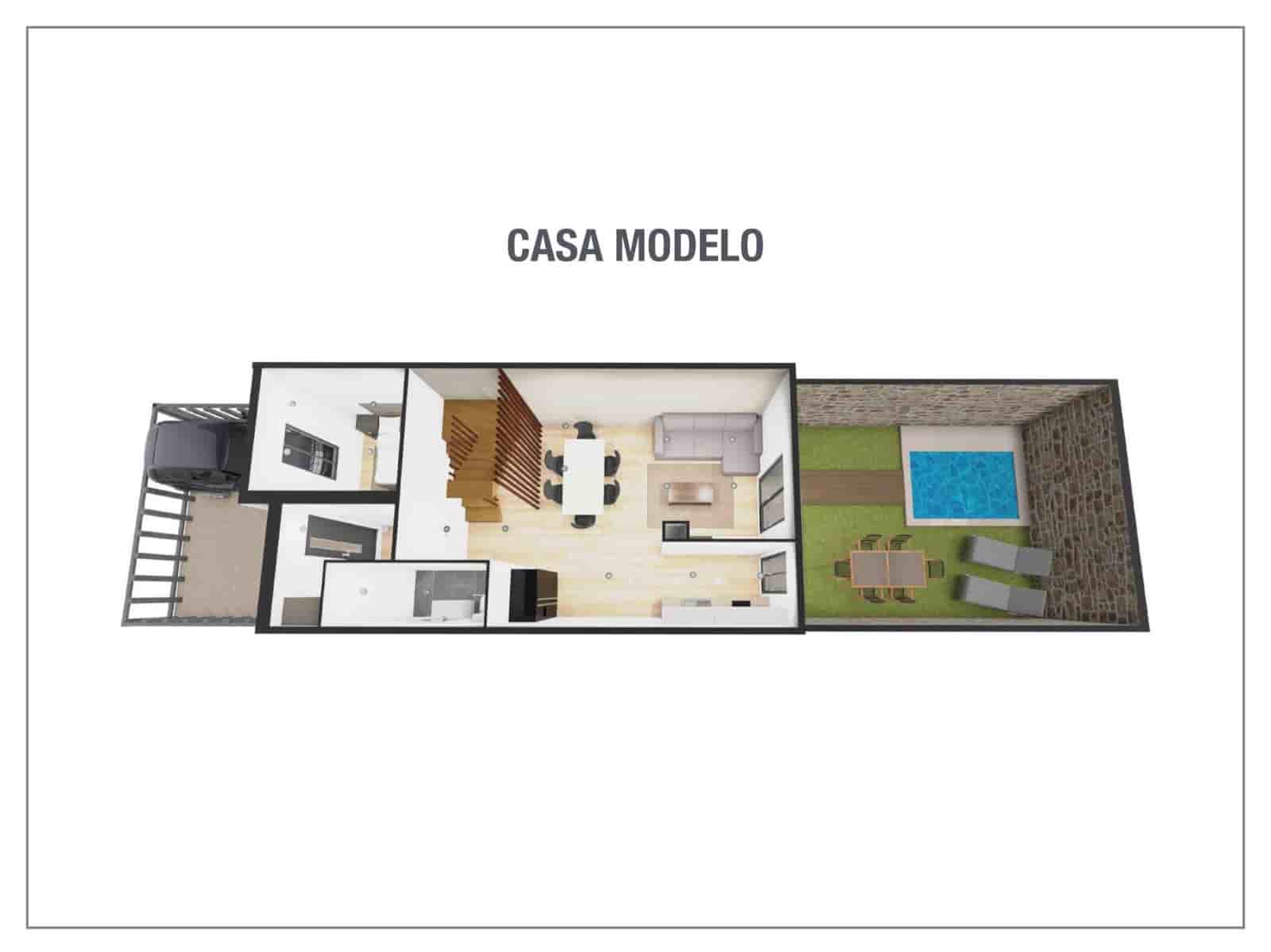 4 soveværelse Rækkehus til salg i El Vendrell med swimmingpool - € 289.000 (Ref: 9151865)