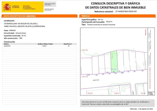 Building Plot for sale in Segur de Calafell, Calafell - € 298,000 (Ref: 9151878)