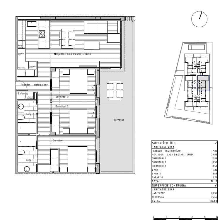 3 soveværelse Lejlighed til salg i Cunit med swimmingpool garage - € 325.420 (Ref: 9151911)