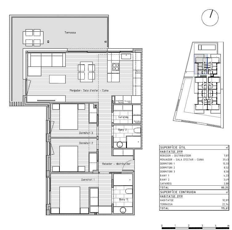 3 soveværelse Lejlighed til salg i Cunit med swimmingpool garage - € 315.823 (Ref: 9151912)