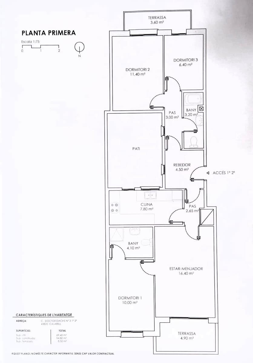 3 slaapkamer Flat te koop in Calafell - € 189.000 (Ref: 9151928)