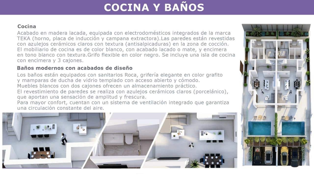 4 soverom Rekkehus til salgs i Segur de Calafell med svømmebasseng - € 445 000 (Ref: 9151987)