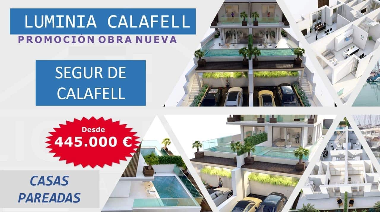 4 soverom Rekkehus til salgs i Segur de Calafell med svømmebasseng - € 445 000 (Ref: 9151987)