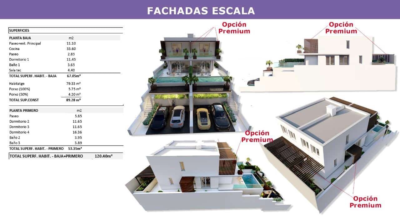 4 camera da letto Villetta a Schiera in vendita in Segur de Calafell con piscina - 455.000 € (Rif: 9151987)